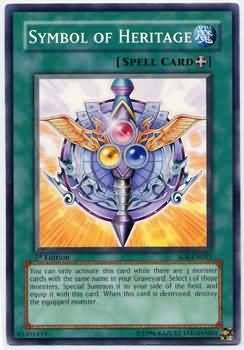 Symbol of Heritage - SOI-EN043 - Common 1st Edition Shadow of Infinity [SOI] 1st Edition Singles