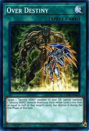 Over Destiny - LEHD-ENA18 - Common 1st Edition Legendary Hero Decks 1st Edition Singles