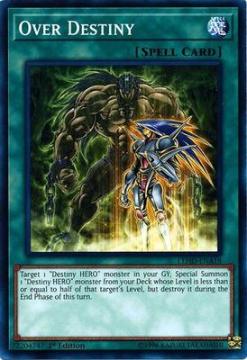 Over Destiny - LEHD-ENA18 - Common 1st Edition Legendary Hero Decks 1st Edition Singles