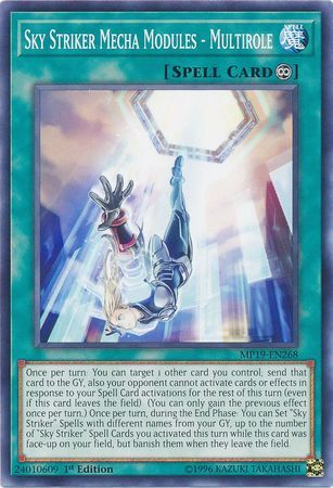 Sky Striker Mecha Modules - Multirole - MP19-EN268 - Common 1st Edition Yu-Gi-Oh! 2019 Mega-Tins: Gold Sarcophagus Tin Mega Pack Singles (espanol)