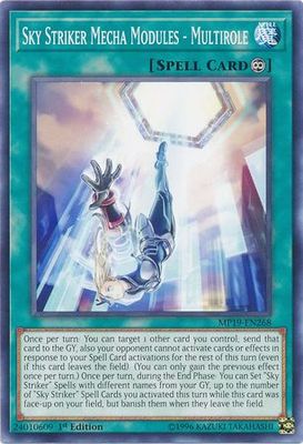 Sky Striker Mecha Modules - Multirole - MP19-EN268 - Common 1st Edition Yu-Gi-Oh! 2019 Mega-Tins: Gold Sarcophagus Tin Mega Pack Singles