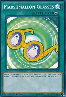 Marshmallon Glasses - YGLD-ENC35 - Common 1st Edition Yugi&#39;s Gadget Deck 1st Edition (YGLD-ENC)