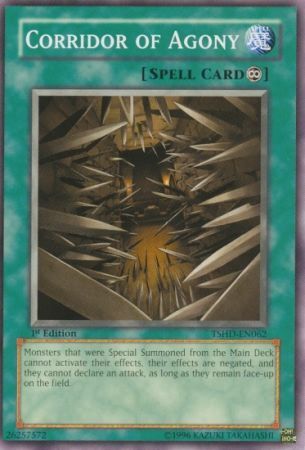 Corridor of Agony - TSHD-EN062 - Common 1st Edition The Shining Darkness [TSHD] 1st Edition Singles