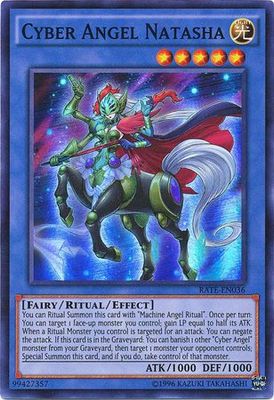 Cyber Angel Natasha - RATE-EN036 - Super Rare Unlimited Raging Tempest Unlimited Singles (espanol)