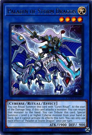 Paladin of Storm Dragon - CYHO-EN031 - Rare Unlimited Cybernetic Horizon Unlimited Singles