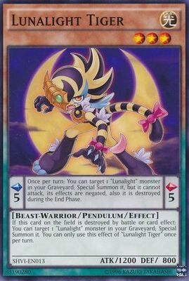 Lunalight Tiger - SHVI-EN013 - Common Unlimited Shining Victories Unlimited Singles (espanol)