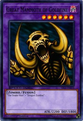 Great Mammoth of Goldfine - SBLS-EN034 - Common 1st Edition Speed Duel: Arena of Lost Souls Singles