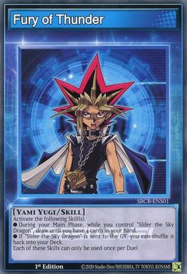 Fury of Thunder - SBCB-ENS01 - Common 1st Edition Speed Duel Battle City Box 1st Edition Singles