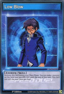 Low Blow - SBCB-ENS19 - Common 1st Edition Speed Duel Battle City Box 1st Edition Singles (espanol)