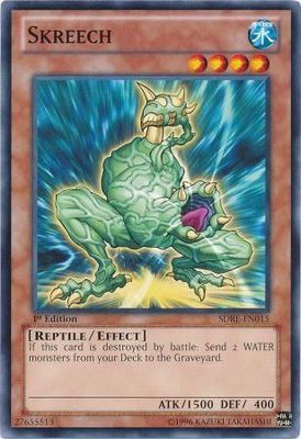 Skreech - SDRE-EN015 - Common 1st Edition Structure Deck: Realm of the Sea Emperor 1st Edition Singles
