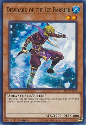 Dewdark of the Ice Barrier - HAC1-EN039 - Common 1st Edition Hidden Arsenal: Chapter 1 1st Edition Singles