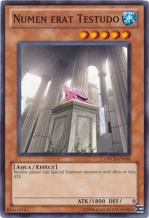 Numen erat Testudo - ORCS-EN038 - Common Unlimited Order of Chaos Unlimited Singles