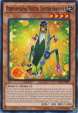 Performapal Teeter Totter Hopper - YS16-EN007 - Common 1st Edition Starter Deck Yuya 1st Edition Singles