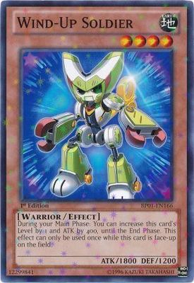Wind-Up Soldier - BP01-EN166 - Starfoil Rare 1st Edition Battle Pack: Epic Dawn 1st Edition Starfoil Singles