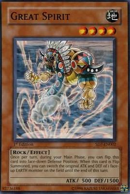 Great Spirit - SD7-EN002 - Common 1st Edition Structure Deck: Invincible Fortress [SD7] 1st Edition Singles
