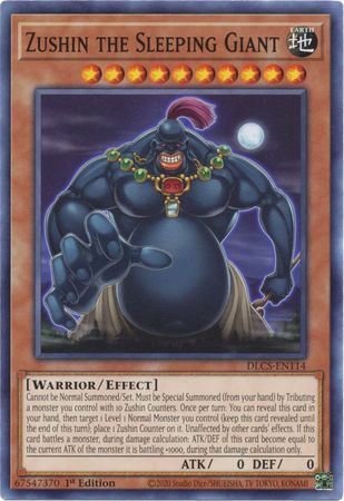 Zushin the Sleeping Giant - DLCS-EN114 - Common 1st Edition Dragons of Legend The Complete Series 1st Edition Singles (espanol)