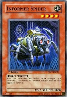 Informer Spider - ABPF-EN024 - Common 1st Edition Absolute Powerforce [ABPF] 1st Edition Singles