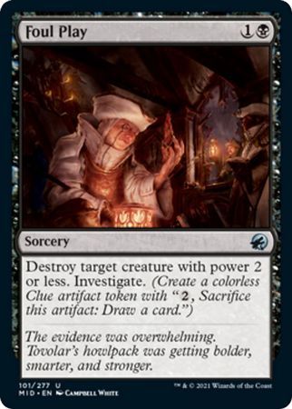 Foul Play 101/277 - Innistrad: Midnight Hunt Singles