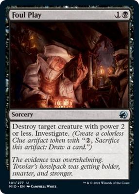 Foul Play 101/277 - Innistrad: Midnight Hunt Singles