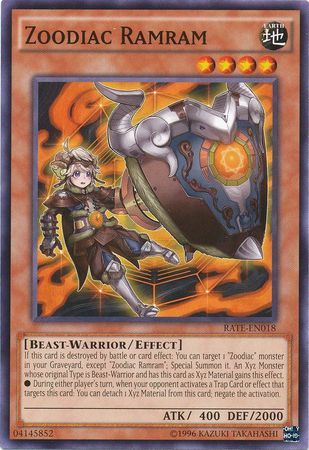Zoodiac Ramram - RATE-EN018 - Common Unlimited Raging Tempest Unlimited Singles (espanol)