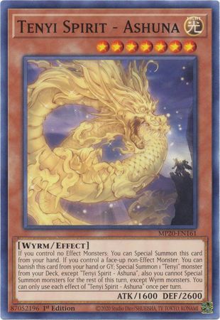 Tenyi Spirit - Ashuna - MP20-EN161 - Common 1st Edition 2020 Mega-Tin: Lost Memories 1st Edition Singles