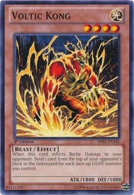 Voltic Kong - BP01-EN144 - Common 1st Edition Battle Pack: Epic Dawn 1st Edition Singles