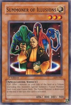 Summoner of Illusions - LON-063 - Common 1st Edition Labyrinth of Nightmare [LON] 1st Edition Singles
