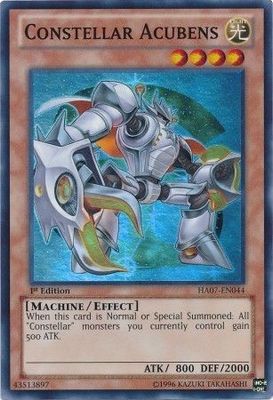 Constellar Acubens - HA07-EN044 - Super Rare 1st Edition Hidden Arsenal 7: Knight of Stars 1st Edition Single