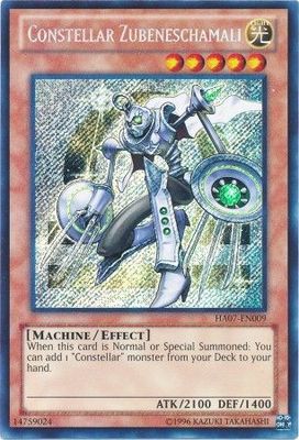 Constellar Zubeneschamali - HA07-EN009 - Secret Rare Unlimited Hidden Arsenal 7: Knight of Stars Unlimited Singles