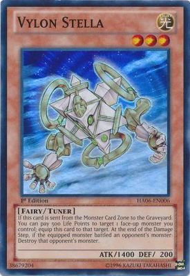 Vylon Stella - HA06-EN006 - Super Rare 1st Edition Hidden Arsenal 6: Omega Xyz 1st Edition Singles (espanol)