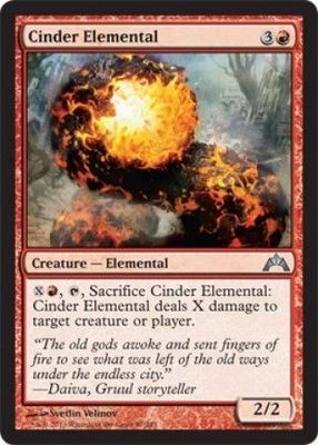 Cinder Elemental 87/249 - Gatecrash Singles (Español)