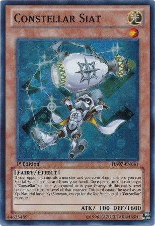 Constellar Siat - HA07-EN041 - Super Rare 1st Edition Hidden Arsenal 7: Knight of Stars 1st Edition Singles