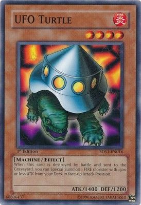 UFO Turtle - 5DS1-EN016 - Common 1st Edition Starter Deck: 5D&#39;s (2008) 1st Edition Singles