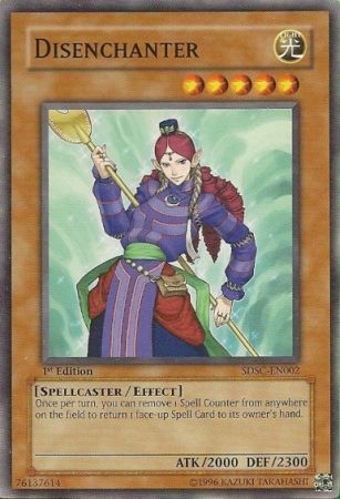 Disenchanter - SDSC-EN002 - Common 1st Edition Structure Deck: Spellcaster&#39;s Command 1st Edition Singles