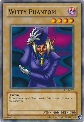 Witty Phantom - LOB-072 - Common Unlimited Legend Of Blue Eyes White Dragon [LOB] Unlimited Singles