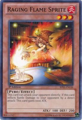 Raging Flame Sprite - BP01-EN136 - Common 1st Edition Battle Pack: Epic Dawn 1st Edition Singles
