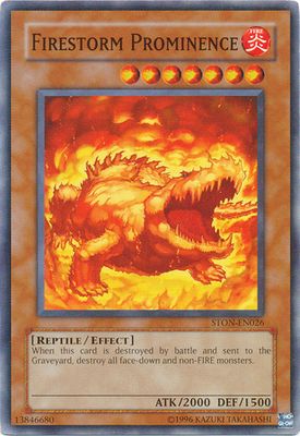 Firestorm Prominence - STON-EN026 - Common Unlimited Strike of Neos [STON] Unlimited Singles