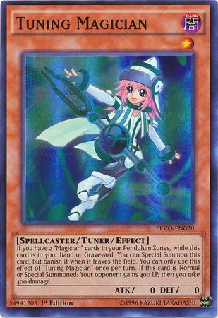 Tuning Magician - PEVO-EN020 - Super Rare 1st Edition Pendulum Evolution Singles