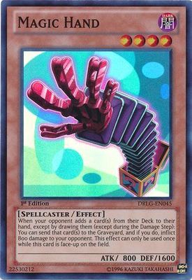 Magic Hand - DRLG-EN045 - Super Rare 1st Edition Dragons of Legend 1st Edition Singles