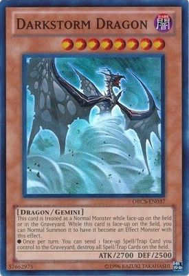 Darkstorm Dragon - ORCS-EN037 - Super Rare Unlimited Order of Chaos Unlimited Singles (espanol)