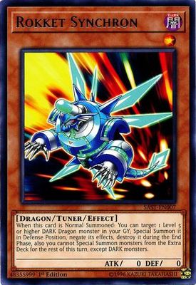 Rokket Synchron - SAST-EN007 - Rare 1st Edition Savage Strike 1st Edition Singles