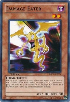Damage Eater - DREV-EN004 - Common 1st Edition Duelist Revolution 1st Edition Singles (espanol)