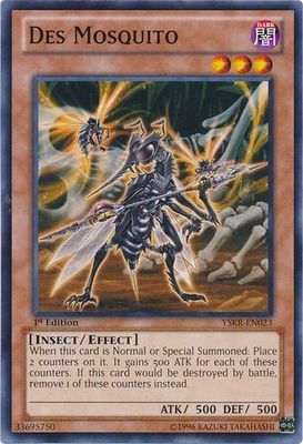 Des Mosquito - YSKR-EN023 - Common 1st Edition Starter Deck: Kaiba Reloaded [YSKR] 1st Edition Singles