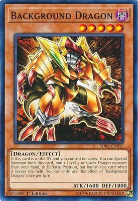 Background Dragon - SDRR-EN015 - Common 1st Edition Rokket Revolt Singles