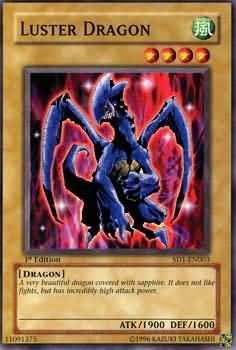 Luster Dragon - SD1-EN003 - Common 1st Edition Structure Deck: Dragon&#39;s Roar [SD1] 1st Edition Singles