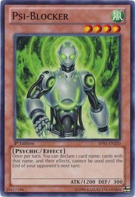 Psi-Blocker - BP01-EN220 - Common 1st Edition Battle Pack: Epic Dawn 1st Edition Singles (espanol)