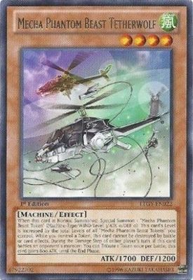 Mecha Phantom Beast Tetherwolf - LTGY-EN022 - Rare 1st Edition Lord of the Tachyon Galaxy 1st Edition Singles