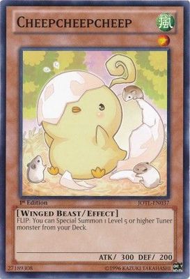 Cheepcheepcheep - JOTL-EN037 - Common 1st Edition Judgment of the Light 1st Edition Singles