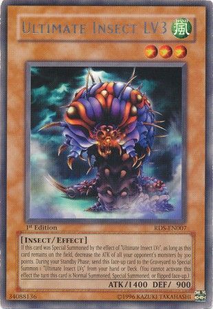 Ultimate Insect LV3 - RDS-EN007 - Rare 1st Edition Rise of Destiny [RDS] 1st Edition Singles
