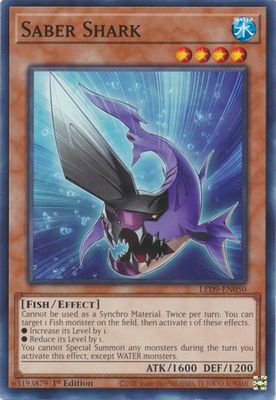 Saber Shark - LED9-EN050 - Common 1st Edition Legendary Duelists: Duels from the Deep 1st Edition Singles